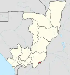 Localisation de Brazzaville