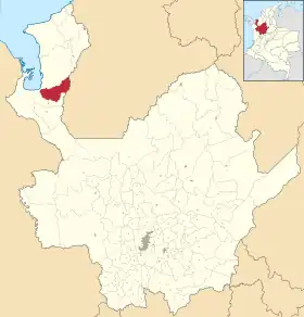 Localisation de Apartadó
