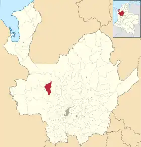 Localisation de Cañasgordas