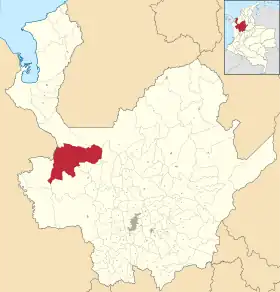 Localisation de Dabeiba