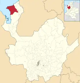 Localisation de Necoclí