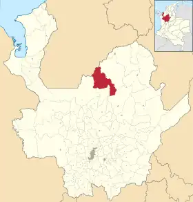 Localisation de Tarazá