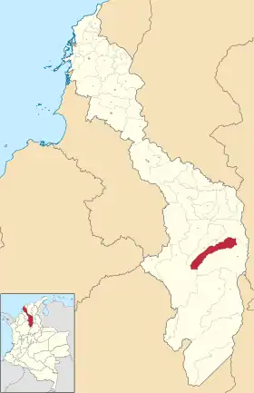 Localisation de Arenal