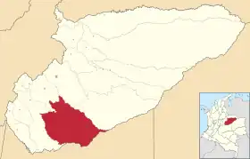 Localisation de Maní