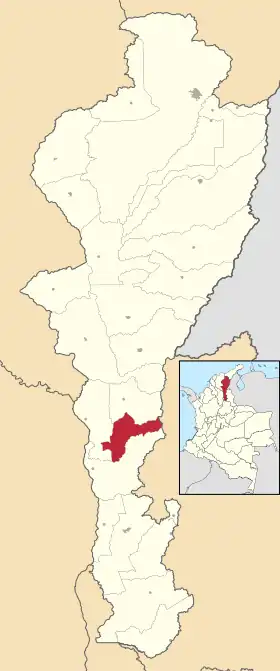 Localisation de Pelaya