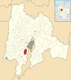 Localisation de Sibaté