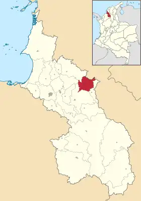 Localisation de San Pedro
