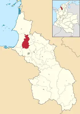 Localisation de Toluviejo