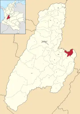 Localisation de Melgar