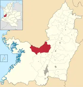 Localisation de Calima el Darién