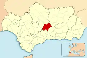 Localisation de Subbética