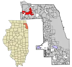 Localisation de Hoffman Estates