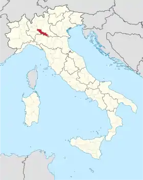 Localisation de Province de Crémone