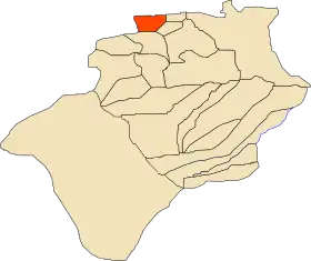 Localisation de Meridja