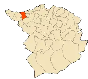 Localisation de Souahlia - Tounane
