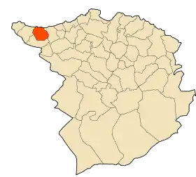 Localisation de Souk Tlata
