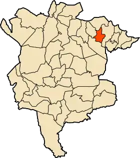 Localisation de Ouled Derradj