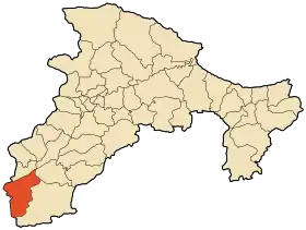 Localisation de Boudjellil