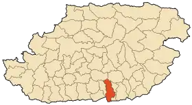 Localisation de Iboudraren