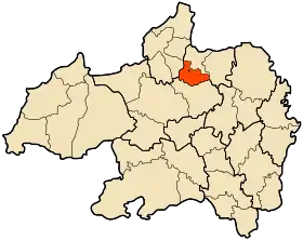 Localisation de Ouled Dahmane