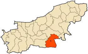 Localisation de Chabet el Ameur Iɣil Azeggaɣ /  ⵉⵖⵉⵍ ⴰⵣⴳⴳⴰⵖ(ber)