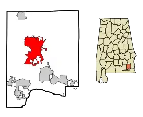 Localisation de Ozark