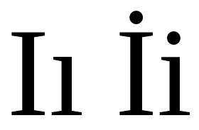 Image illustrative de l’article I avec ou sans point