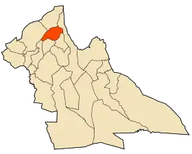 Localisation de Sidi Bouzid