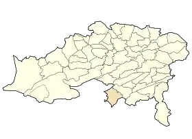 Localisation de Tigherghar