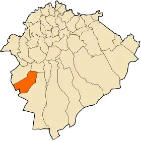 Localisation de Madna