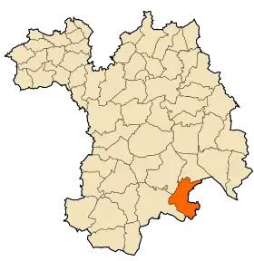 Localisation de Beidha Bordj