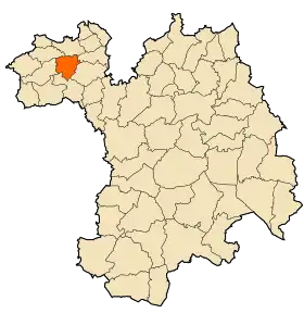 Localisation de Draa Kebila