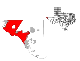 Localisation de El Paso