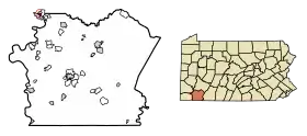 Localisation de Belle Vernon