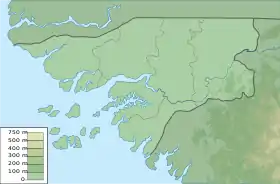 Localisation de Chéché&nbsp;(en) en Guinée portugaise