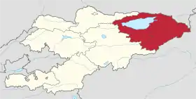 Localisation de Province d'Yssyk-Köl