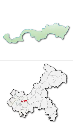 Localisation de Jiāngběi Qū
