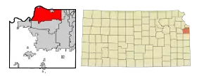 Localisation de Shawnee