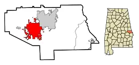 Localisation de Auburn