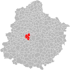 Localisation de Communauté de communes du Bocage Cénomans