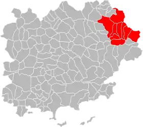 Localisation de Communauté de communes du Pays de Fayence