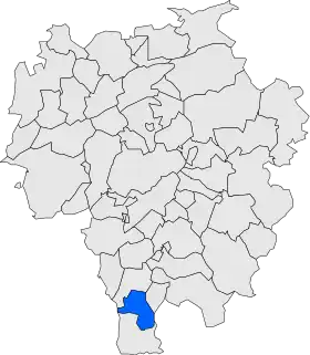 Localisation de Centelles