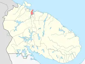 Localisation de Ville fermée d'Aleksandrovsk
