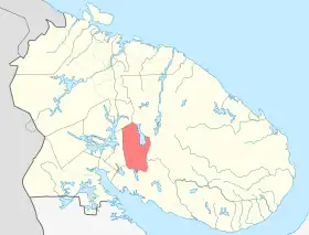 Localisation de Okroug municipal de Kirovsk