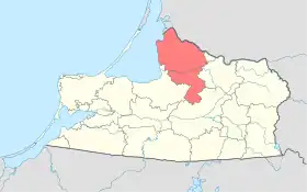 Localisation de Raïon de Slavsk