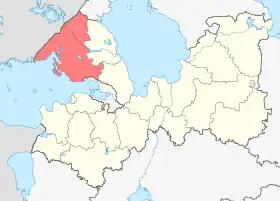 Localisation de Raïon de Vyborg