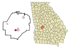Localisation de Oglethorpe