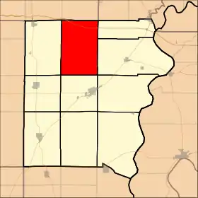 Localisation de Burnt Prairie Township