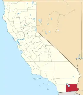 Localisation de Comté d'Imperial(Imperial County)