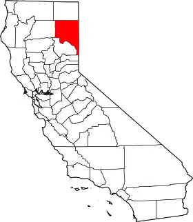 Localisation de Comté de Lassen(Lassen County)